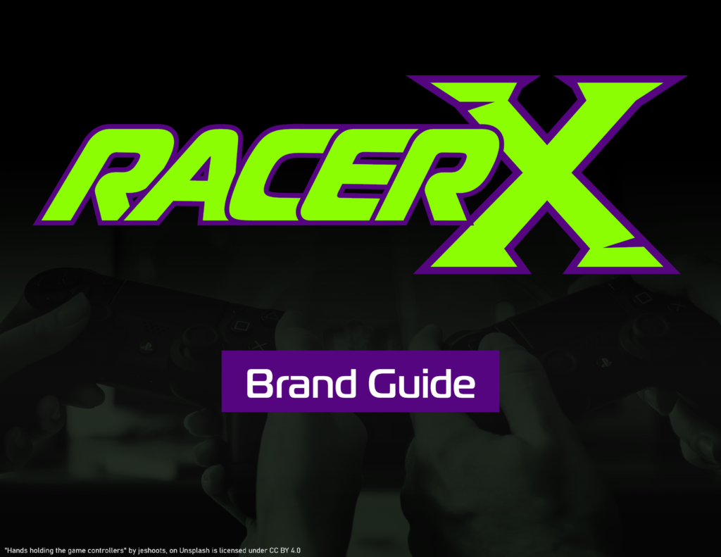 RacerX Brand Guide Cover Page