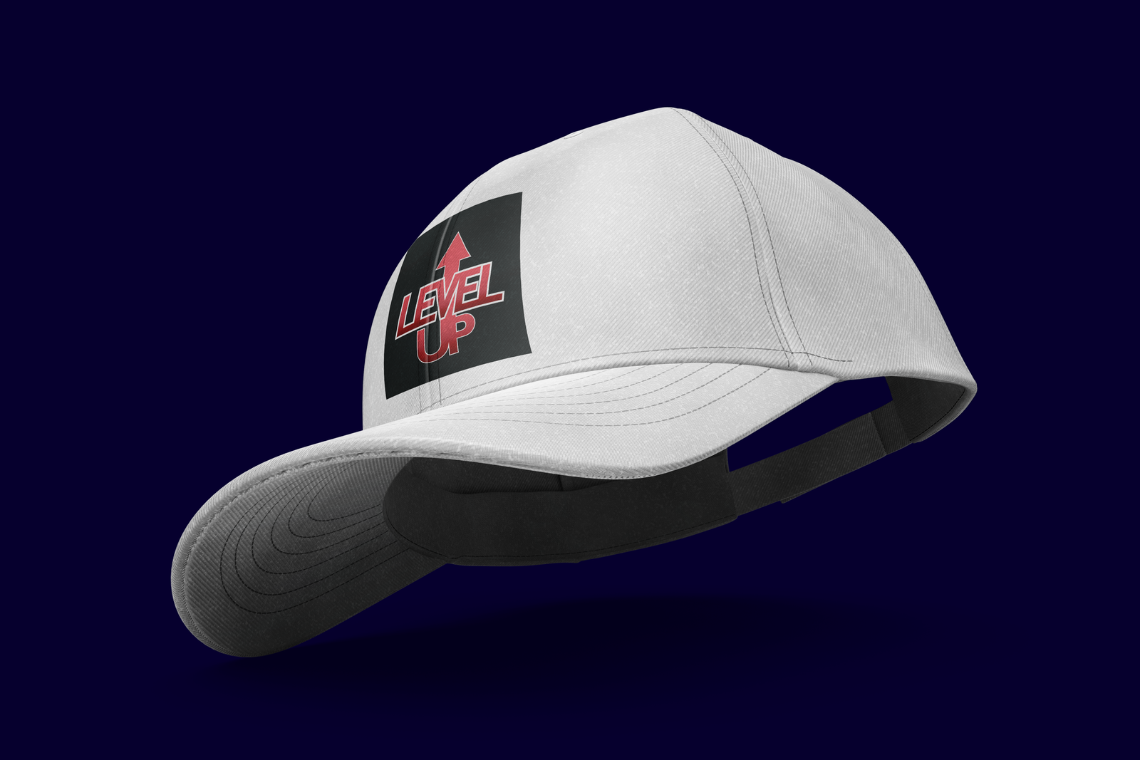 Level Up Hat Mockup